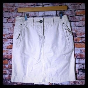 🐃Anthro Idra White skirt size 2